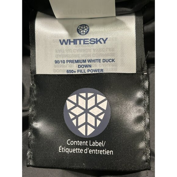 Whitesky $850 Premium Down Long Puffer Coat XS Black Water-Resistant NWT - Picture 11 of 11